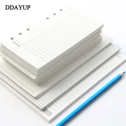 A5 A6 Loose Leaf Notebook Refill Spiral Binder Inner Page Diary Lingguhang Buwanang Planner na Gagawin Line Dot Grid Sa Loob ng Papel