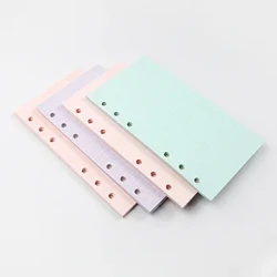 40 Sheets Kawaii A5 A6 Loose Leaf Notebook Refill Spiral Binder Index Paper Mga Panloob na Pahina Daily Planner Line Grid Blank Agenda