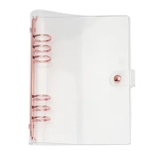 A6/A5 GlitterRose Vàng Lấp Lánh Bling Chất Kết Dính Notebook Bìa Nhật Ký Chương Trình Nghị Sự Lập Kế Hoạch Bìa Giấy Trường Văn Phòng Phẩm