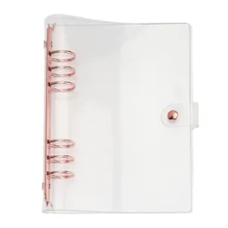 A6/A5 GlitterRose Golden Glittery Bling Daftari Jalada Diary Agenda ya Mpangaji Karatasi Jalada la Vifaa vya Shule.