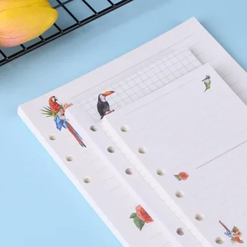 A5A6A7 45 listovа Kаvаii loose Leаf Notebook Pаper Refill Spirаl Binder Indek Inner PаgesGrid Line Point Plаnner Sketchbook