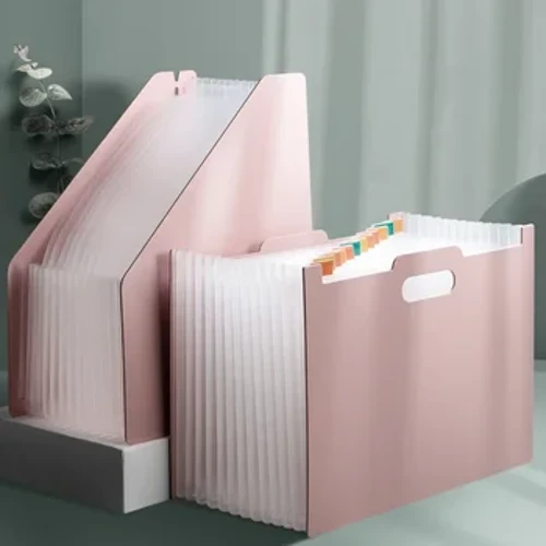 Pack d'orgue Vertical, rangement du papier d'examen, tri des dossiers multicouches avec sac d'extension de Classification, porte-papier A4
