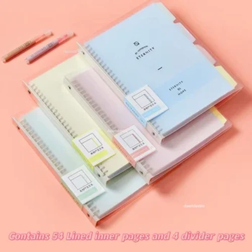 Σημειωματάριο B5 A4 A5 υψηλής ποιότητας Binder Σημειωματάριο Loose Leaf Spiral Χαρτί Ημερολόγιο Αφαιρούμενο Simple Thickened Coil Shell Notebook