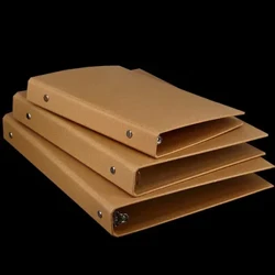 A5 A6 B5 A4 Vintage nátronpapír borító irattartó Irodai tároló Fejlett üzleti notebook írószerek