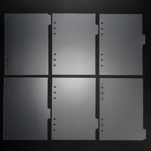 A5 A6 Hârtie Transparentă Index Separator 6 Găuri pentru Liant Planificator Notebook Papetarie Caiet Divizor Hârtie Accesorii
