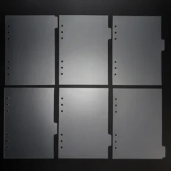 A5 A6 Giấy Trong Suốt Chỉ Số Chia 6 Lỗ Cho Chất Kết Dính Người Lập Kế Hoạch Laptop Văn Phòng Phẩm Notebook Giấy Chia Phụ Kiện