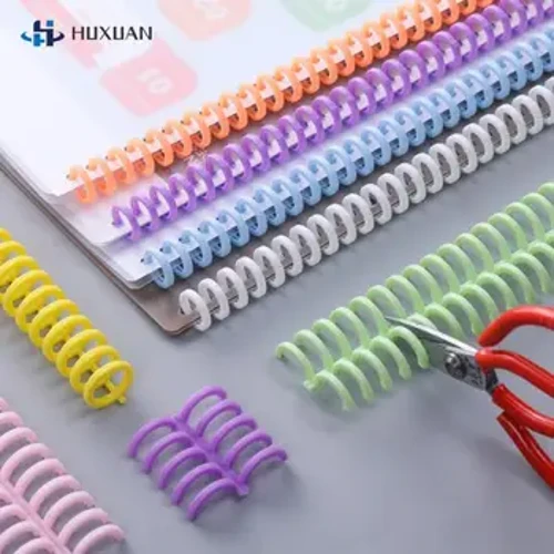 10 stks/partij 30 Gaten Cirkels Ring losbladige Papieren Boek Scrapbook Album Bindmiddel Spiraal A4 Notebook Binding Clips Groothandel