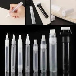 Gaýtadan doldurylýan syýa Aç-açan çelekler turba plastmassa boş çybyk grafiti ruçkalary
