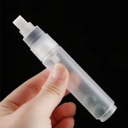 Widderhuelend Benotzung Graffiti Stëfter Plastik Transparent Fässer Tube Refillable Tënt eidel Staang Liquid Chalk Marker Paint Pen Accessoiren