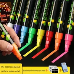 Haile Liquid Chalk Erasable LED Highlighter Bút đánh dấu huỳnh quang Tranh nghệ thuật, dành cho bảng trắng Bảng phấn quảng cáo (3 * 6 mm)