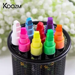 13,5 * 1,8 cm Flësseg Kräid Erasable Highlighter Fluorescent Marker Pen Fir Whiteboard Graffiti LED Annonce Këscht Tafel