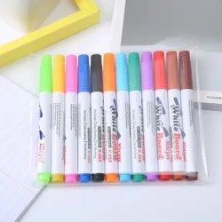 Knysna, 12 Farben, Whiteboard-Marker, löschbar, bunte Markierstifte, Flüssigkreidestifte, Schulbüro, Schreiben, Malen, Schreibwaren