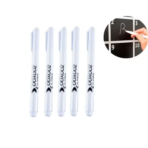 5/10 kappaletta nestemäistä pölytöntä liitua vesipohjaista valkotaulun kynää voidaan pyyhkiä käsialaan Blackboard Pen Dry Wipe Marker 13.6 cm