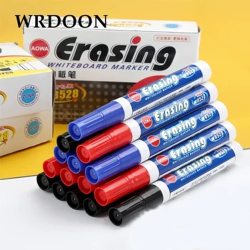 3/10 Cái Màu Sắc Bảng Trắng Máy Làm Bút Bảng Trắng Bút Đánh Dấu Chất Lỏng Phấn Xong Xóa Được Gốm Sứ Thủy Tinh Máy Làm Bút Văn Phòng Phẩm Văn Phòng Học