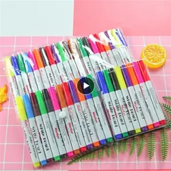Knysna 12 Farben Whiteboard-Marker-Stift Löschbare bunte Marker-Stifte Flüssigkreide-Stifte Schule Büro Schreiben Malen Schreibwaren