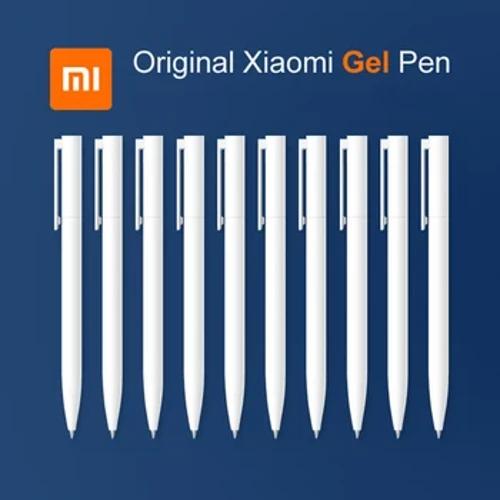 Original Xiaomi Mi Gel Pen 0,5 mm sort refill uden hætte kuglepen Glat Schweiz MIKRON Spids japansk blæk OEM blå refill