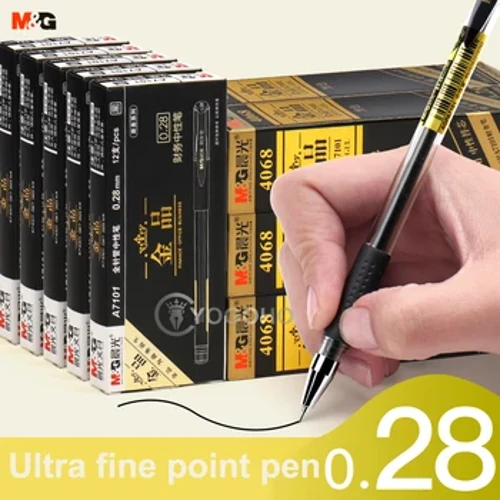 I-12pcs/ibhokisi 0.28mm Ipeni Le-Ultra Fine Gel I-Creative cute Ilula Eyomiswa ngokushesha Impahla yejenali yepeni engathathi hlangothi