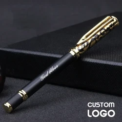 Sáng Tạo Rỗng Nắp Bút Mờ Thân Bút Gel Cá Tính Tùy Chỉnh Khắc Logo Tên Kinh Doanh Quảng Cáo Đồ Dùng Học Tập Quà Tặng