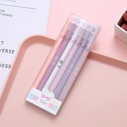 6 st/set Creative Morandi Simple Small Fresh Gel Pen Kawaii Snabbtorkande Cap Neutral Pen Journal Supplies Brevpapper Kulpenna