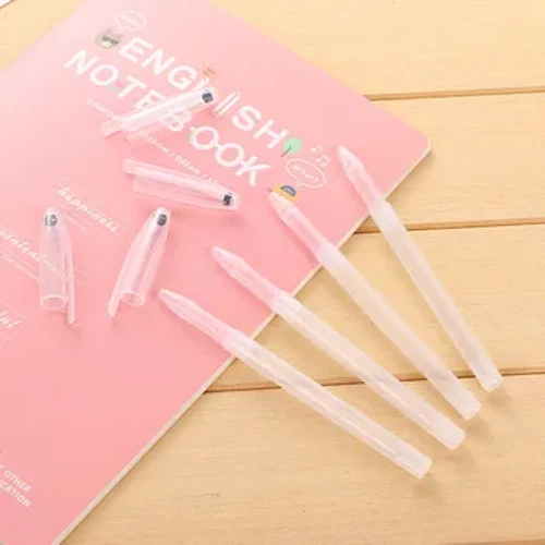 20Pcs/Lot (Keng Tënt) Neie Gel Pen Shell Case Transparent Kugelpennkapp Minimalistesch Bëllegst Pen Shell Cover
