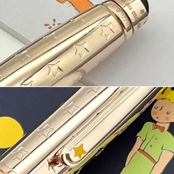 LAN-MB Special Edition Little Prince Starry MB Rollerball Ballple Pen Office Writing Ink Fountain Pens with Serial Number Cap