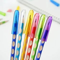 Blyantbeskyttende dekselbeskyttelseshette Mixed Color Plast Pen Cap Color Pencil Extender Pen Tip Protective Cover
