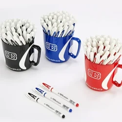 12p Iň ýokary marka gyzgyn! Meşhur marka AIHAO 801A 0.5MM Cap Gel Ink Galam Ekzamen Zerur Mekdep we Ofis üpjünçiligi Smoothokary hilli ýazmak