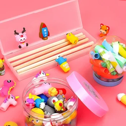 Gấu dễ thương be pen giới hạn phim hoạt hình Giáng sinh mới viết bài viết về trẻ em học sinh đứng yên