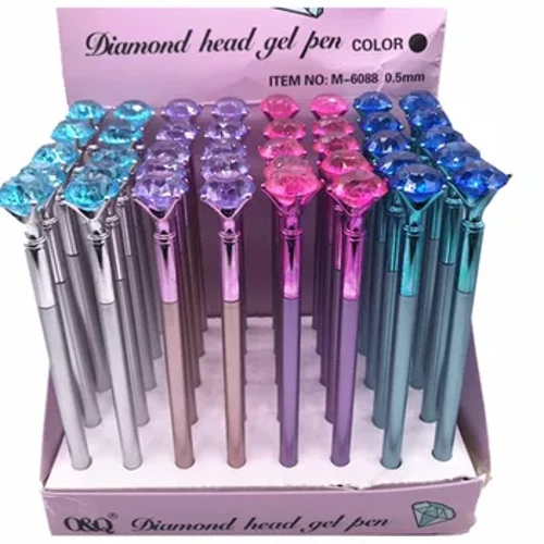 1 Máy Tính Mới Màu Sắc Đầu Kim Cương Bút Gel Sinh Viên Hàn Quốc Sáng Tạo Văn Phòng Phẩm Bút Nhựa Xanh Dương Đổ Lại Trẻ Em Sinh Viên Tặng Văn Phòng Phẩm