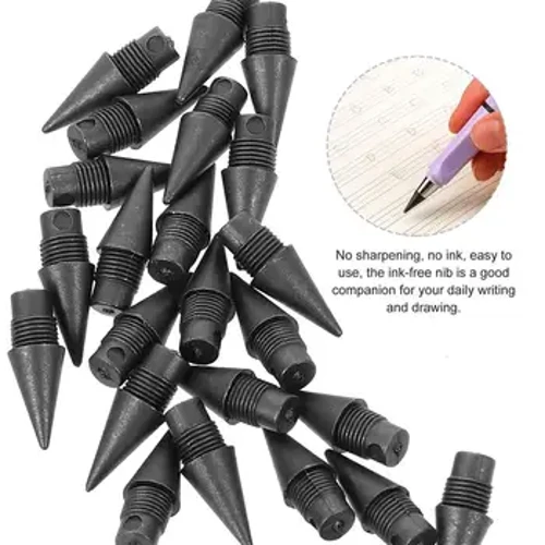 30pcs Pens Nib Drawing No-sharpening Pencil Replaceable Heads Graphite Nib Inkless Pencils Tip Replaceable Refills Pencil Nibs