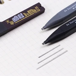 Desen creion mecanic cu cap plat gros, 1 buc 2B cu reumplere, rechizite de birou pentru scris, rechizite școlare automate de birou
