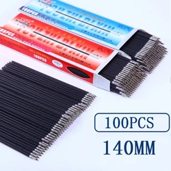 100Pc 0.7Mm Đầu Đạn Bút Bi 140Mm Đổ Đen Đỏ Mực Xanh Văn Phòng Sinh Viên Viết Đồ Dùng Học Tập Kawaii đồ Văn Phòng Phẩm