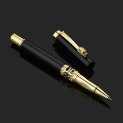 2023 Dyluniad Newydd o Ansawdd Uchel Dragon Head Crystal Diamond Roller Ballpoint Pen Swyddfa Gweithredol Pen Busnes Prynu 2 Anfon Anrheg