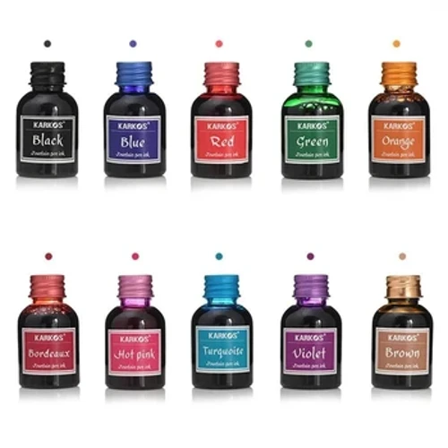 Bút Máy Lọ Mực 30 Ml/Bộ Mực, Hòa Tan Trong Nước Nhiều Màu Sắc Có Thể Thay Thế Đổ Lại Đồ Dùng Học Tập Văn Phòng Học Sinh Văn Phòng Phẩm