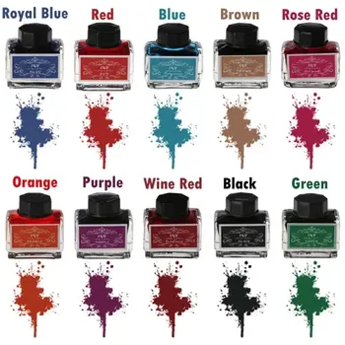 Carbon-free Ink For Fountain Pen 15ml Non-carbon Ink Fountain Pens Stationery Pen Ink Bottle Printer Chemical Ink