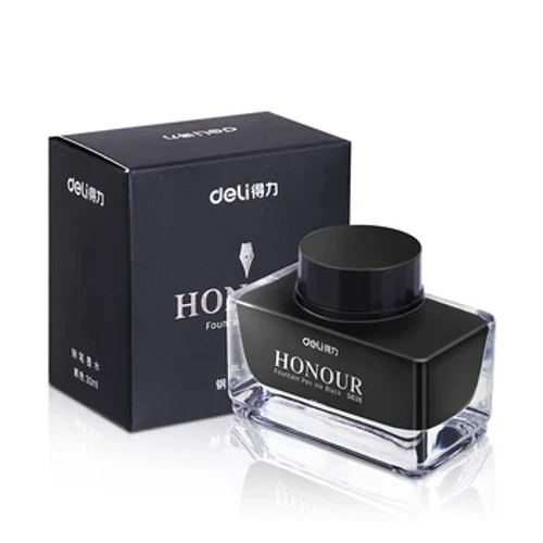 Deli S636 S635 täitesulepea tint 30 ml 50 ml pudel must sinine pliiatsi tint must sinine punane tint tumesinine tindi hulgimüük tindipudel