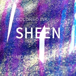 Gradual Sheen Color Fyldepen Blækflaske 18ml Non-Carbon til Kalligrafi Glas Dip Pen School Ofiice Stationære forsyninger Gave