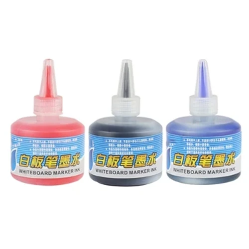 1 üveg 50 ml-es utántöltő tinta utántöltéshez Fehértábla jelölőtoll Fekete Piros Kék D5QC
