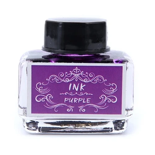 1 pudel puhas värviline 15 ml täitesulepea tint süsinikuvaba täitmistint Õpilaste kirjatarbed kooli kontoritarbed