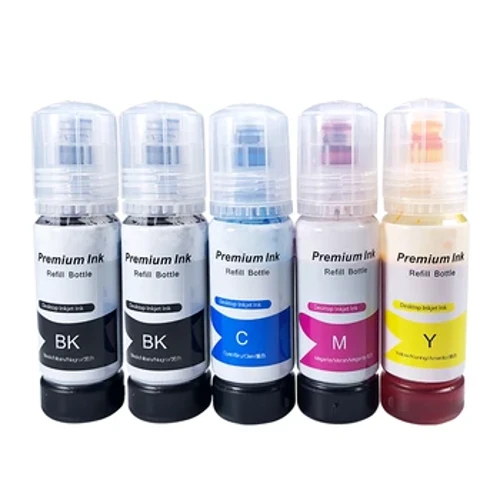Epson EcoTank L386 L486 L382 L605 L1455 L566 L655 Çap edijiler T664 T6641 üçin Mambaink syýa çüýşesi 70ml boýag syýa doldurgyç toplumlary