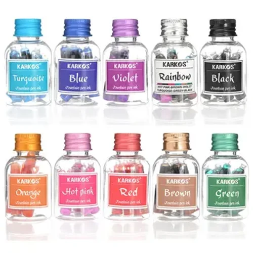 1 Chai Nhiều Màu Sắc 1Ml Hộp Mực Nạp Lại Mực Bút Máy Để Đổ Mực Văn Phòng Phẩm Trường Vật Dụng Văn Phòng