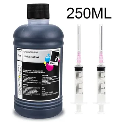 250 ml/flaske sort blæk Farveblæk refill kit til Canon PG510 CL511 PG 540 545 445 440 CL 541 546 XL printer blækpatrontank