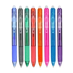 0,7 мм Magic Erasable Pen Press Gel Pen Set 8 Colours Erasable Refill Rod Гелеве чорнило Канцтовари Висувні ручки Стрижень з ручкою, що миється