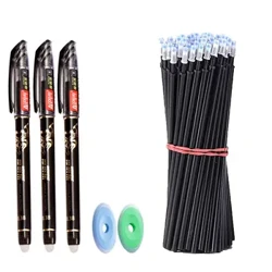 Seti Gel Peni e tapeina e le Ofisa 0.5mm Tu'u nila o le nila Gel Ink Pens Toe fa'atumu u'amea tusi Ta'ese U'u e mafai ona fufulu mo Sapalai Pisinisi a le A'oga.