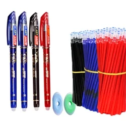 26 Stück/Set Kawaii löschbare Stifte 0,35 mm Gelstift, wasserfeste Geltinte, Schreibwaren, Schule, Schreibbedarf für Notizbuch, Büro, Student