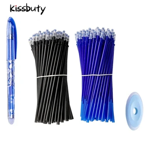 Pen 0.5mm Erasable Pen Set Golchadwy Inc Du Glas Gel Pen Gwialen Ail-lenwi Golchadwy Handlen Ysgol a Swyddfa Ysgrifennu Deunydd Ysgrifennu Gel Ink Pen