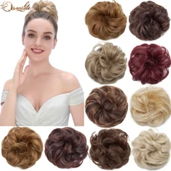 Snoilit Synthetig Merched Chignon Gwallt Gwallt Elastig Bynsen Lapio Ar Bun anniben Merlod Ysgoglyd Chignon Ar Gyfer Merched 35color