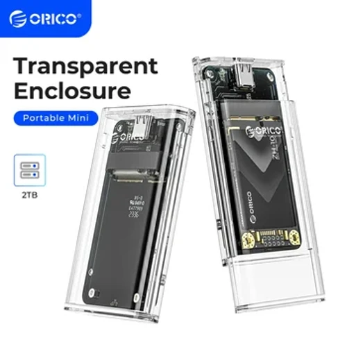 OriCo-transparentný externý adaptér Mini MSATA SSD COSPLOSURE PUSE na USB 3.2 GEN1 5 GBPS pre Samsung NGFF SSD Samsung