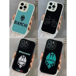 Θήκη τηλεφώνου B-Bianchi B-Bike Θήκη τηλεφώνου Lambskin For Iphone 14 Pro Max 11 13 12 Mini X Xr Xs 8 6 7 Puls Se Luxury κάλυμμα κινητού