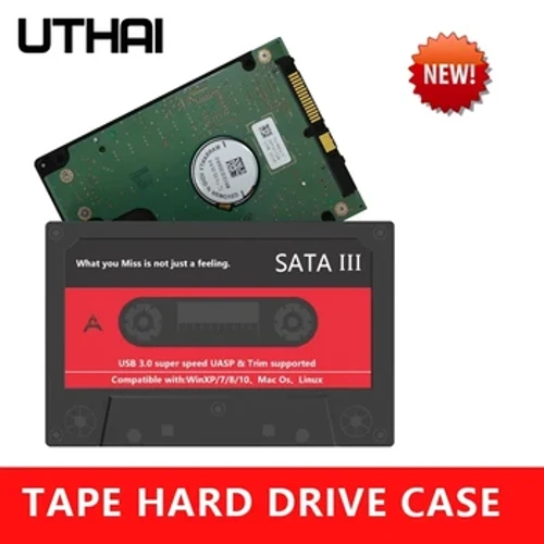 UTHAI T46 Ny hårddisk Extern USB 3.0 SATA 5Gbps 2,5 tum Hd externo HD-fodral för PC/Notebook Tape Hårddiskfodral